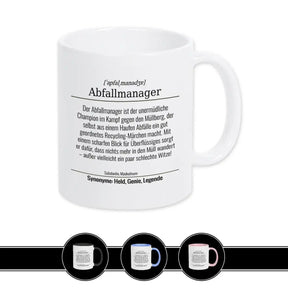 Tasse für Abfallmanager - Druckerino