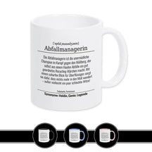 Tasse für Abfallmanagerin - Druckerino