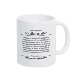 Tasse für Abteilungsleiter - Druckerino