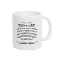 Tasse für Abteilungsleiterin - Druckerino