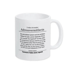 Tasse für Adressvermittlerin - Druckerino