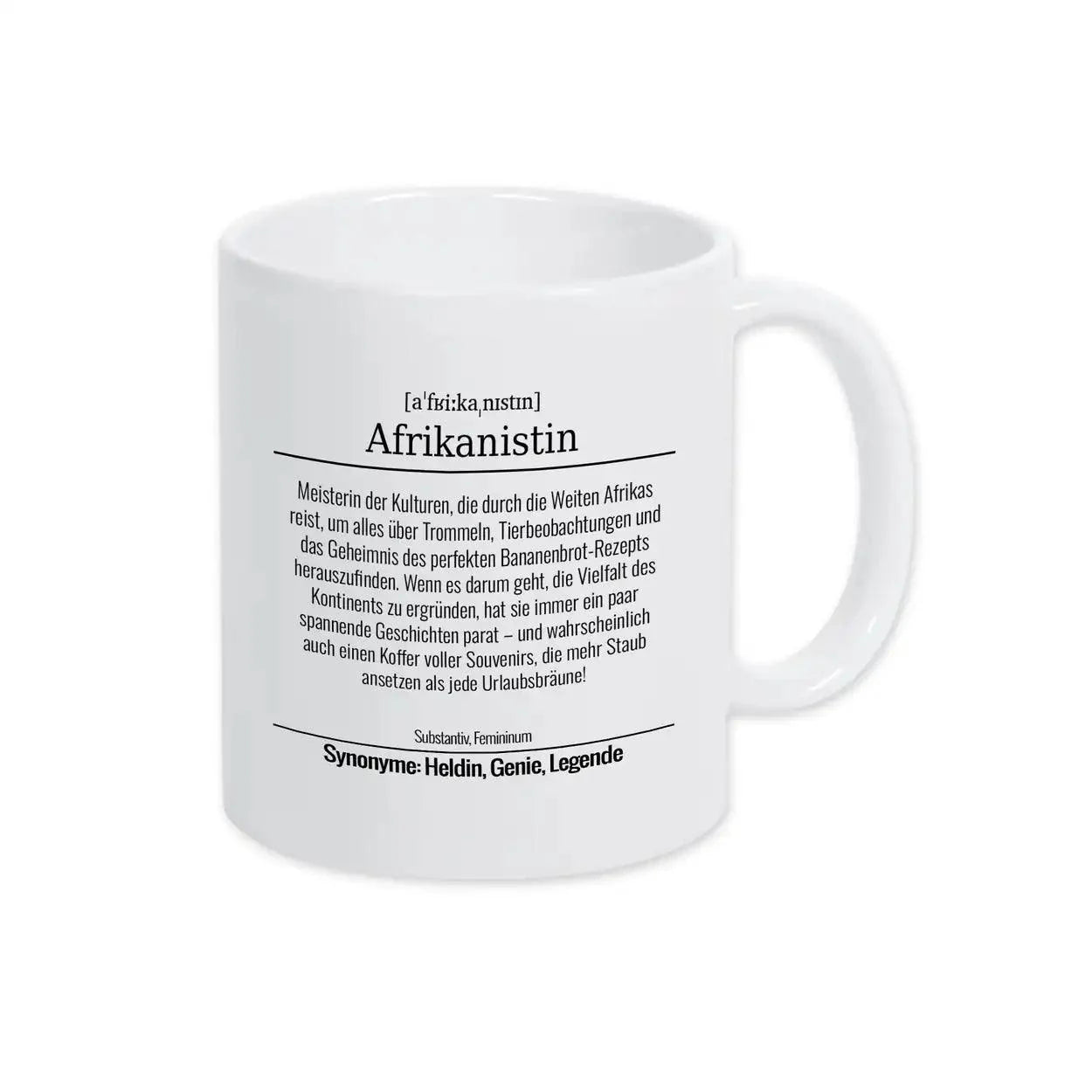 Tasse für Afrikanistin - Druckerino
