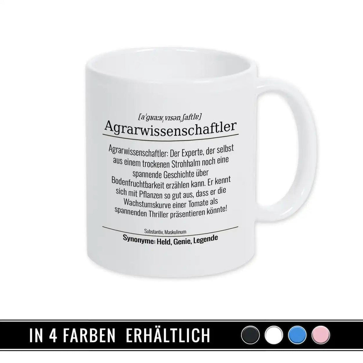Tasse für Agrarwissenschaftler - Druckerino
