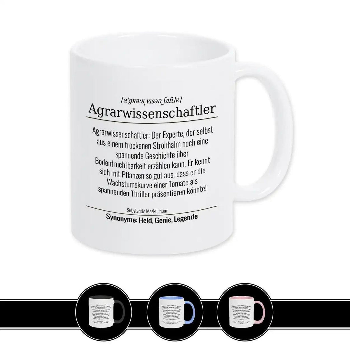 Tasse für Agrarwissenschaftler - Druckerino