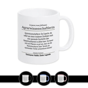 Tasse für Agrarwissenschaftlerin - Druckerino