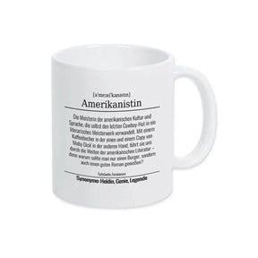 Tasse für Amerikanistin - Druckerino