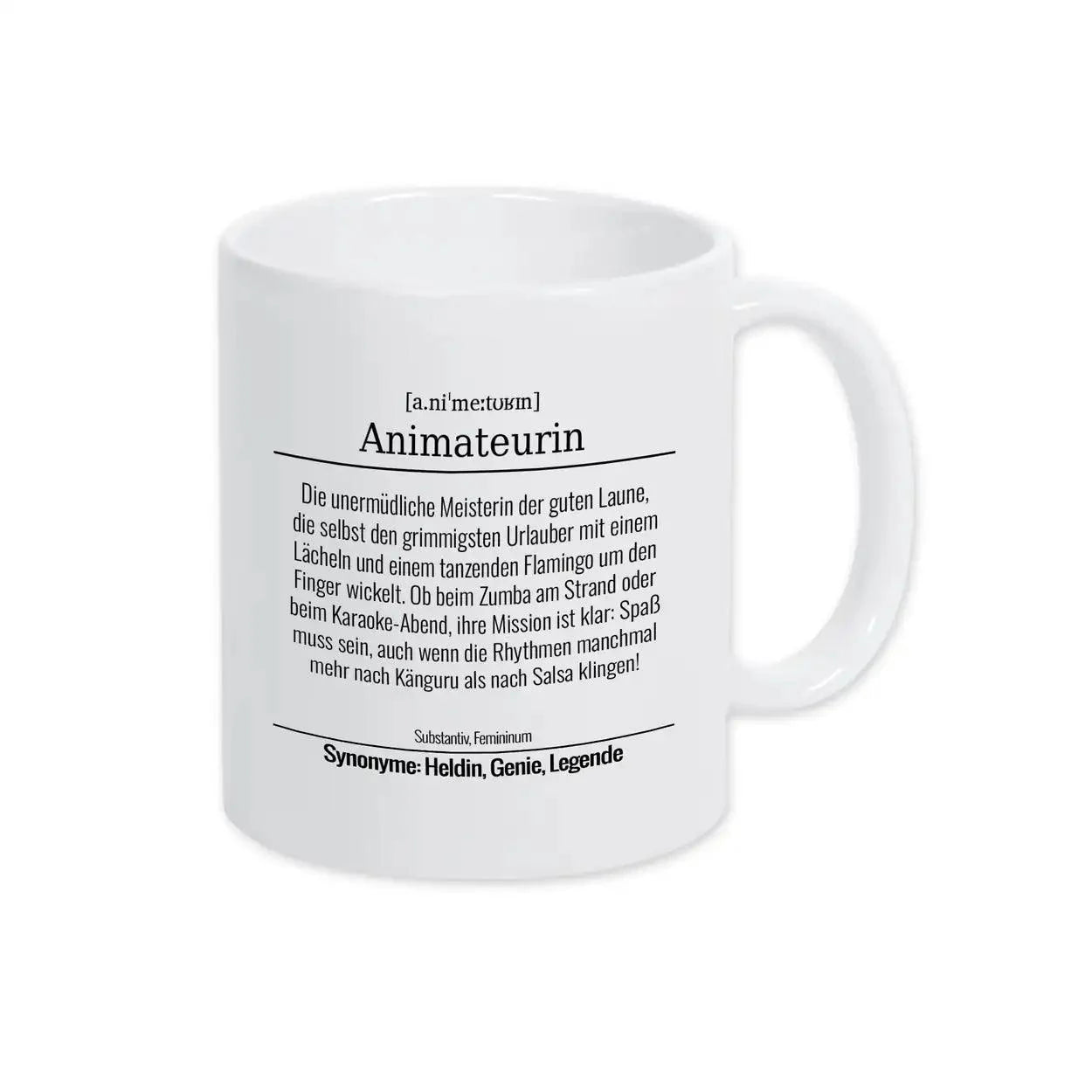 Tasse für Animateurin - Druckerino