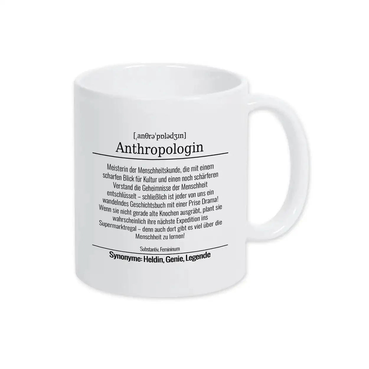 Tasse für Anthropologin - Druckerino