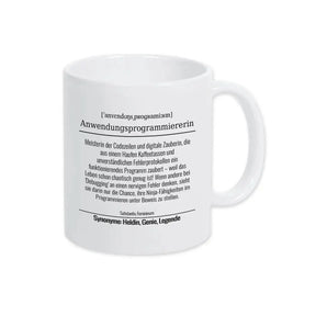Tasse für Anwendungsprogrammiererin - Druckerino