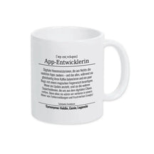 Tasse für App-Entwicklerin - Druckerino