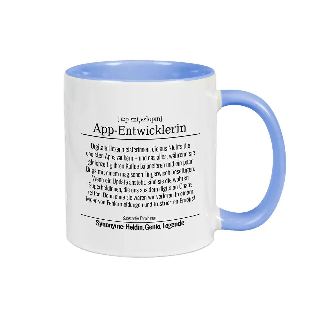 Tasse für App-Entwicklerin - Druckerino