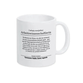 Tasse für Arbeitswissenschaftlerin - Druckerino