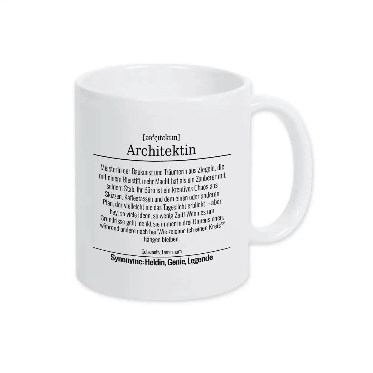 Tasse für Architektin - Druckerino