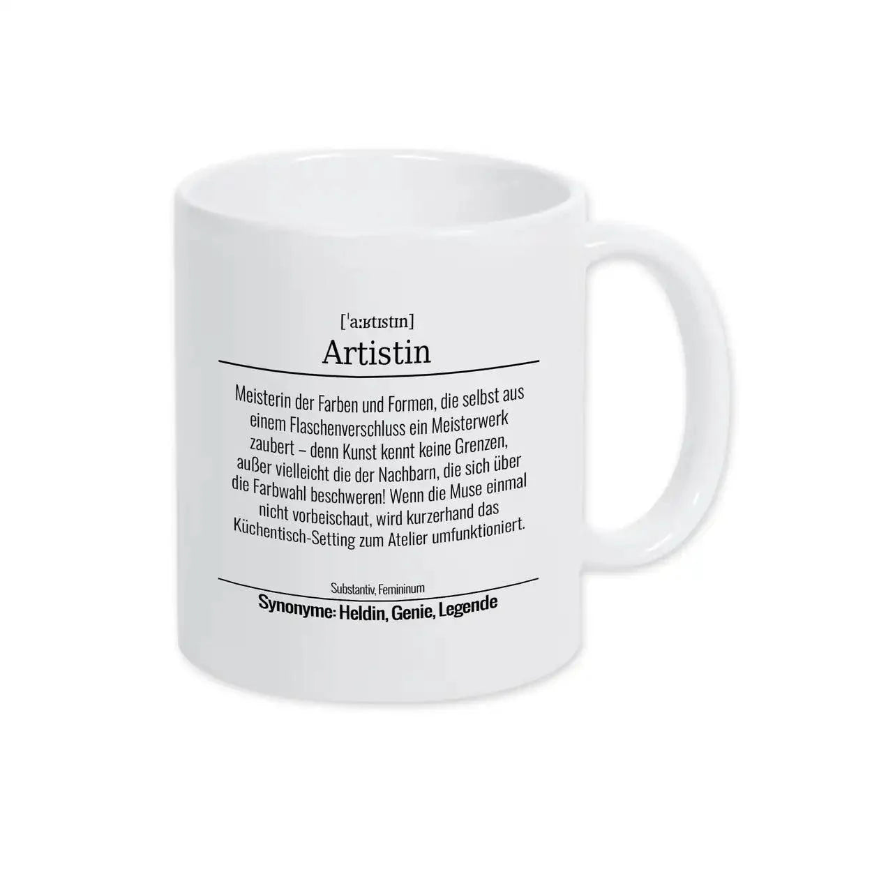 Tasse für Artistin - Druckerino