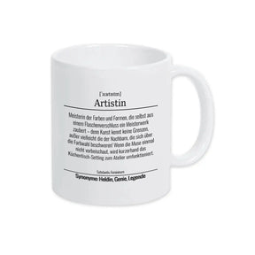 Tasse für Artistin - Druckerino