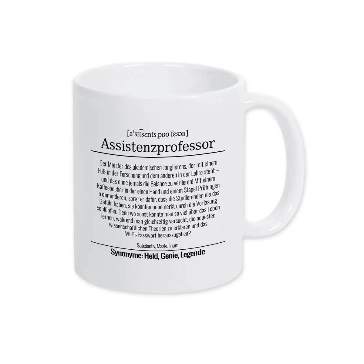 Tasse für Assistenzprofessor - Druckerino