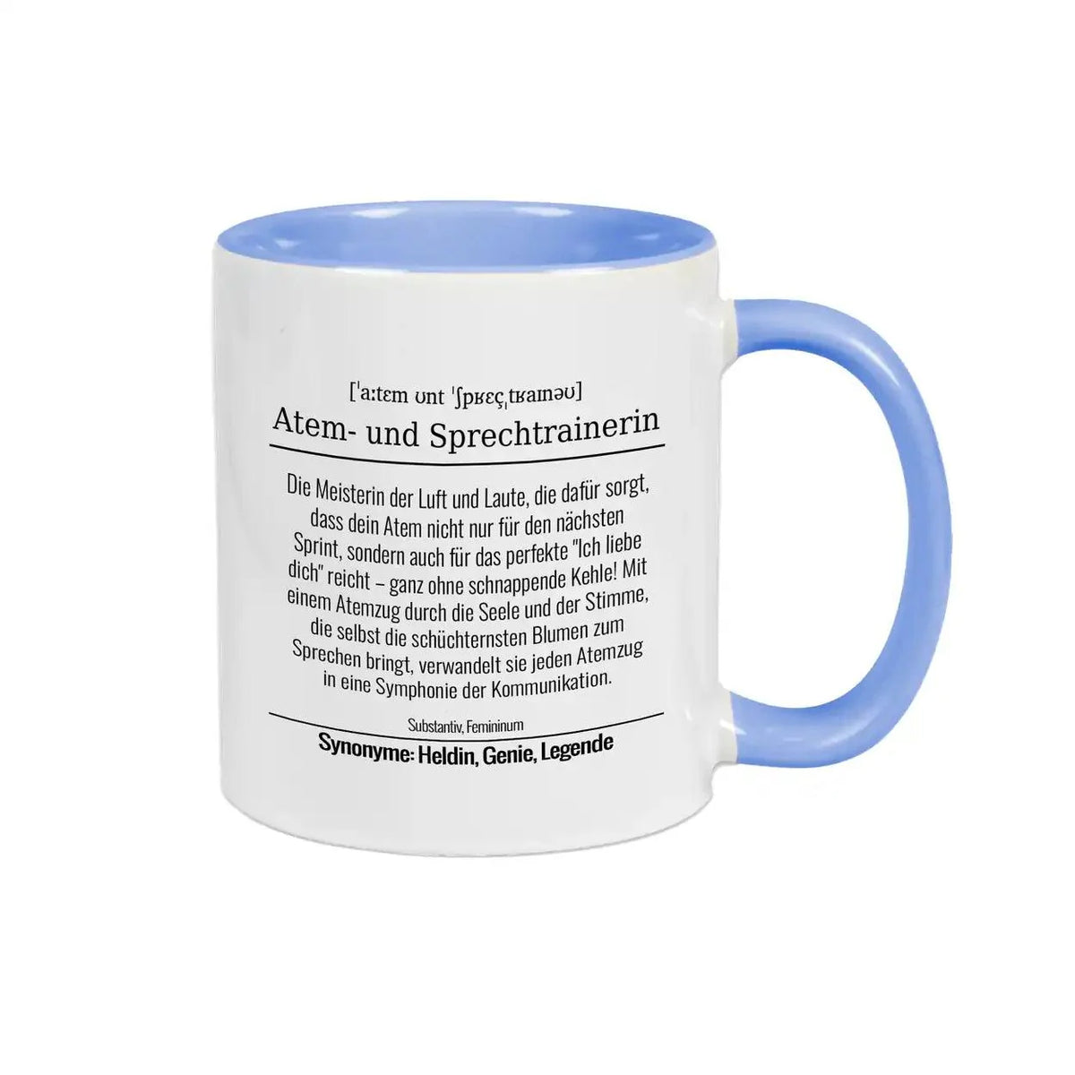 Tasse für Atem- und Sprechtrainerin - Druckerino