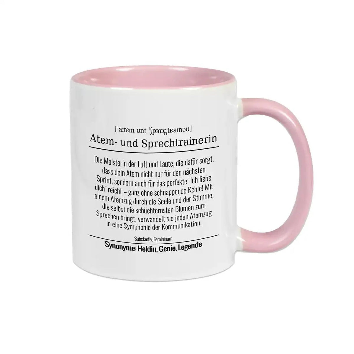 Tasse für Atem- und Sprechtrainerin - Druckerino