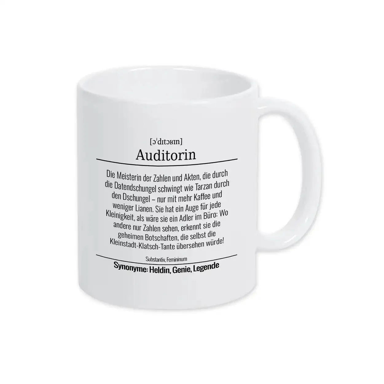 Tasse für Auditorin - Druckerino