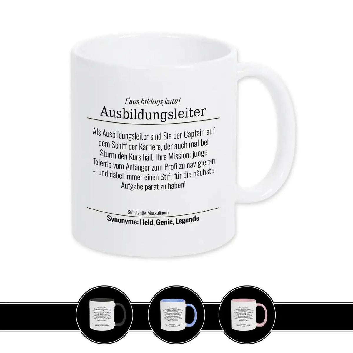 Tasse für Ausbildungsleiter - Druckerino