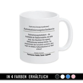 Tasse für Automatisierungstechnikerin - Druckerino