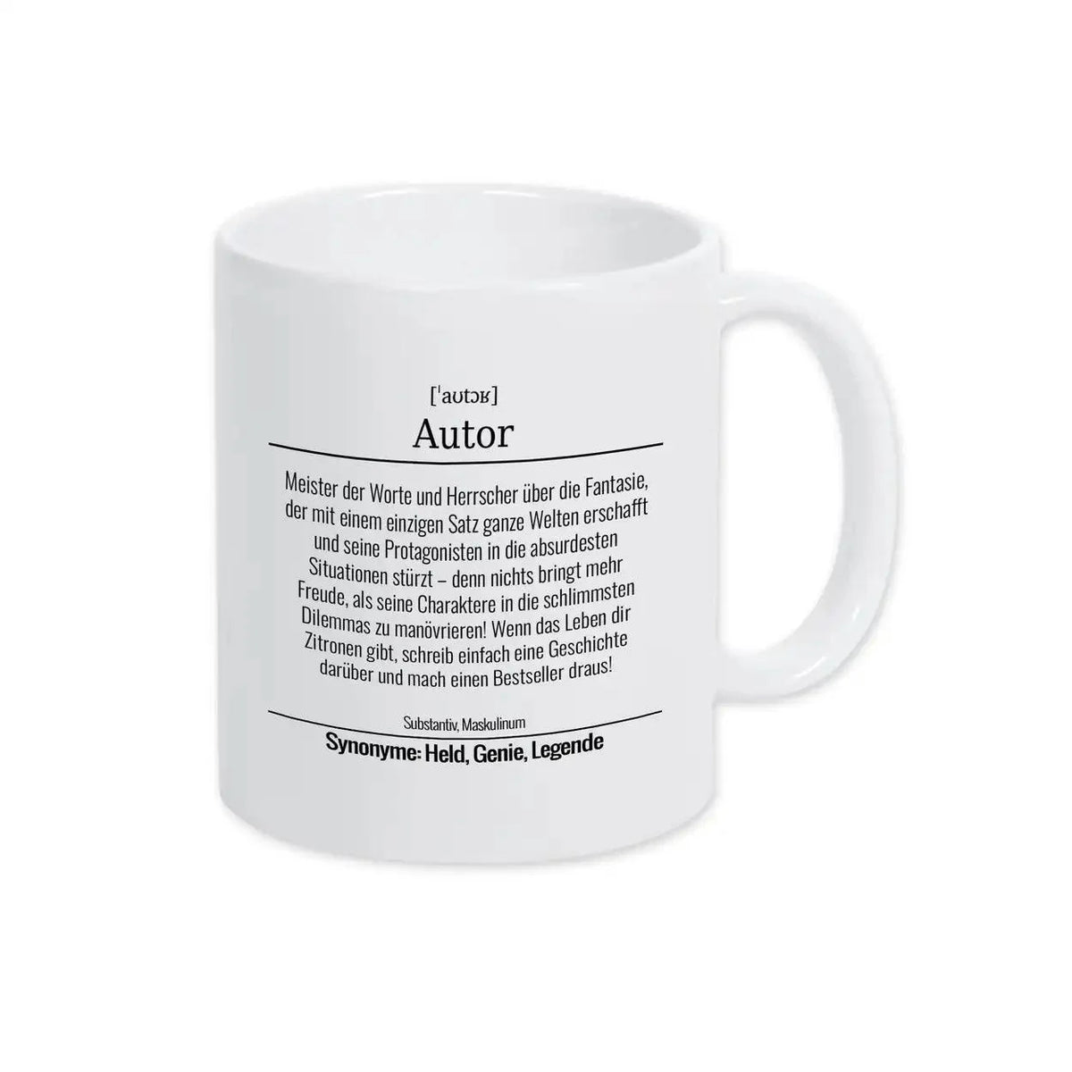 Tasse für Autor - Druckerino