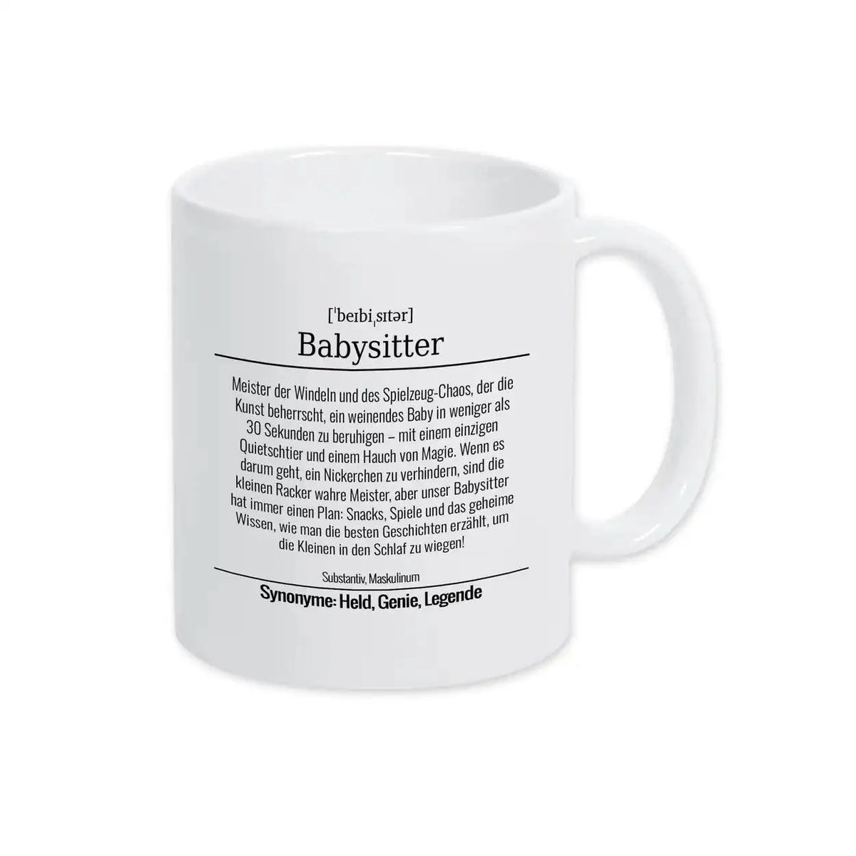 Tasse für Babysitter - Druckerino