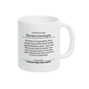 Tasse für Backtechnologin - Druckerino