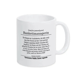 Tasse für Bankettmanagerin - Druckerino