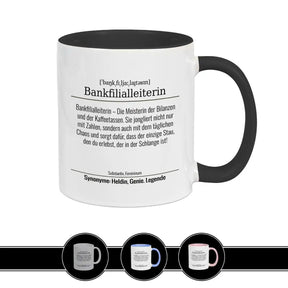 Tasse für Bankfilialleiterin - Druckerino