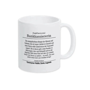 Tasse für Bankkassiererin - Druckerino