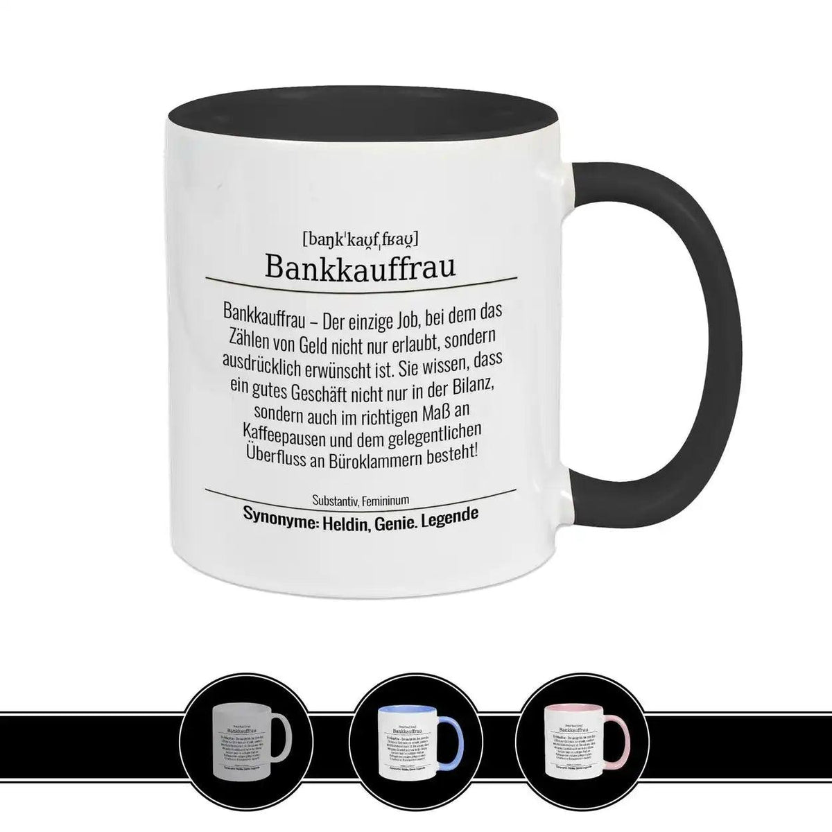 Tasse für Bankkauffrau - Druckerino