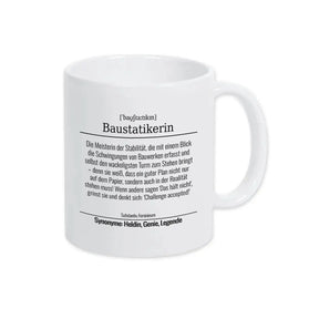 Tasse für Baustatikerin - Druckerino