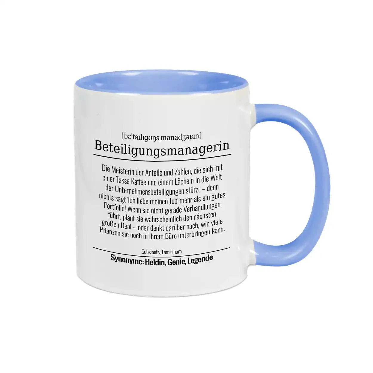 Tasse für Beteiligungsmanagerin - Druckerino