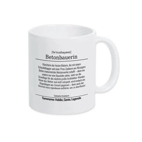 Tasse für Betonbauerin - Druckerino