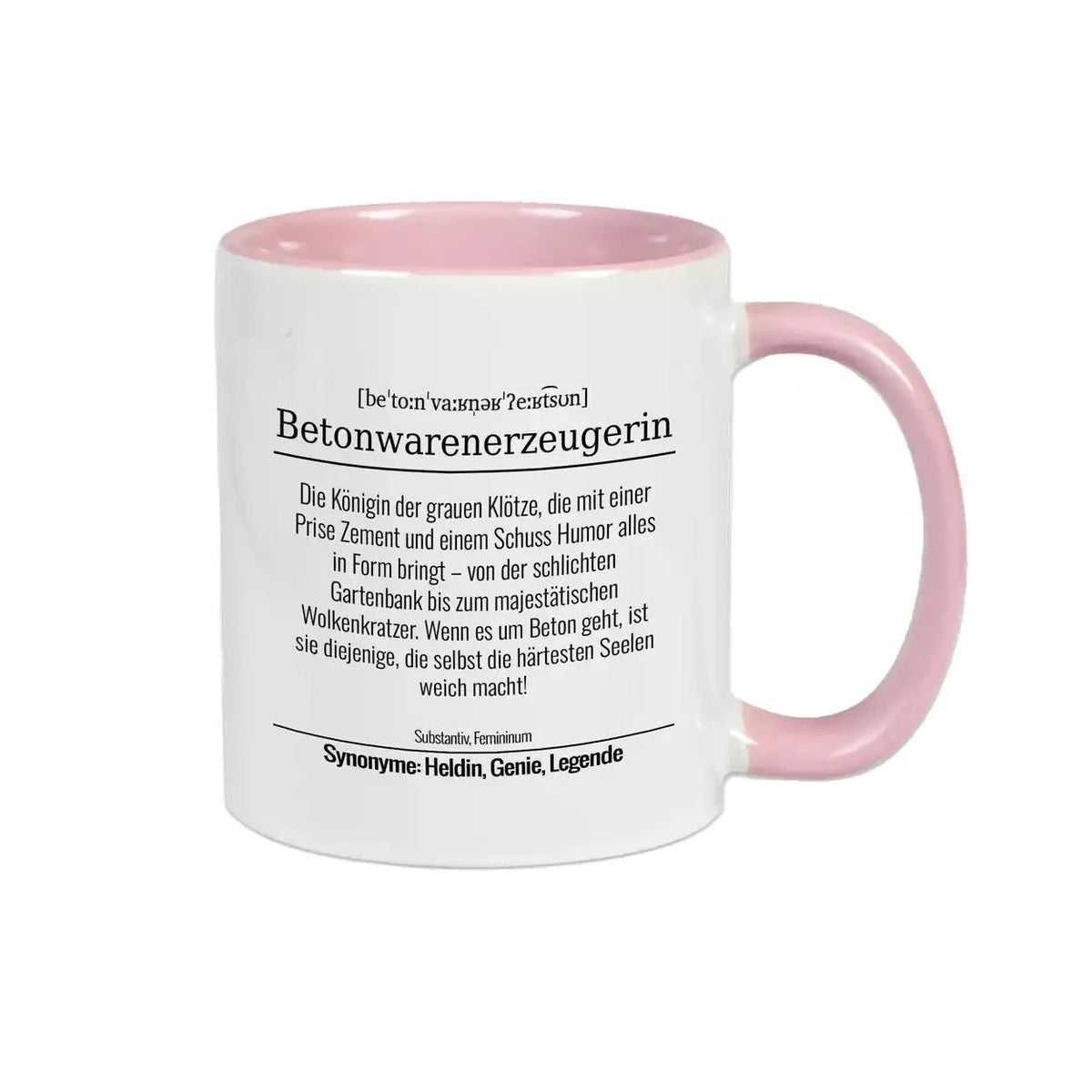 Tasse für Betonwarenerzeugerin - Druckerino