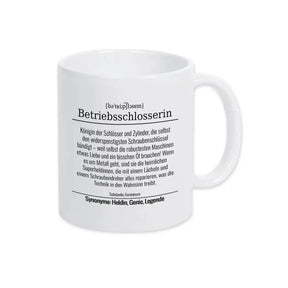 Tasse für Betriebsschlosserin - Druckerino
