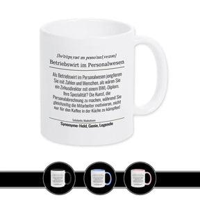 Tasse für Betriebswirt im Personalwesen - Druckerino