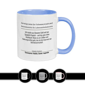 Tasse für Betriebswirtin für Lebensmittelindustrie - Druckerino