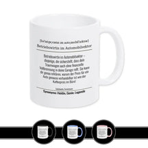 Tasse für Betriebswirtin im Automobilsektor - Druckerino