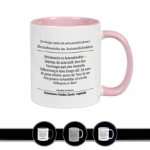 Tasse für Betriebswirtin im Automobilsektor - Druckerino