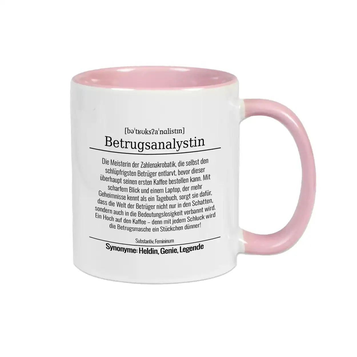 Tasse für Betrugsanalystin - Druckerino