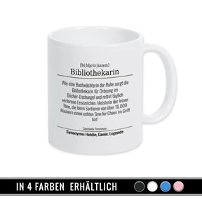 Tasse für Bibliothekarin - Druckerino