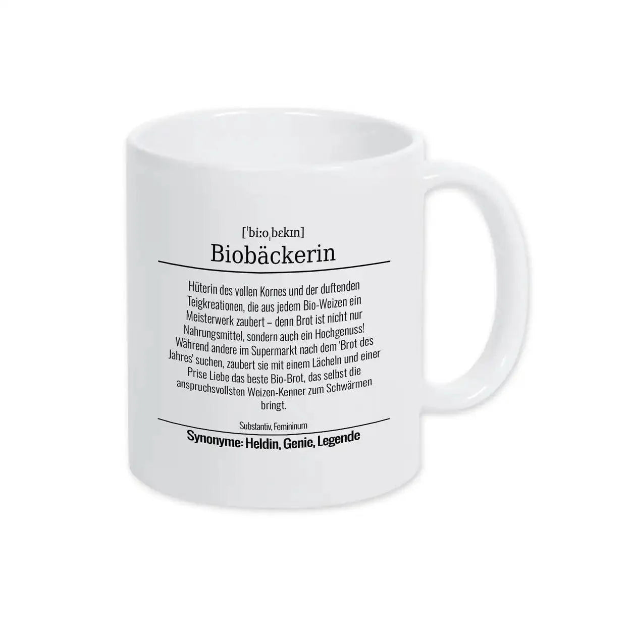 Tasse für Biobäckerin - Druckerino