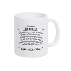 Tasse für Bionikerin - Druckerino