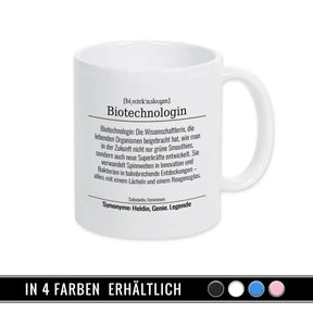 Tasse für Biotechnologin - Druckerino