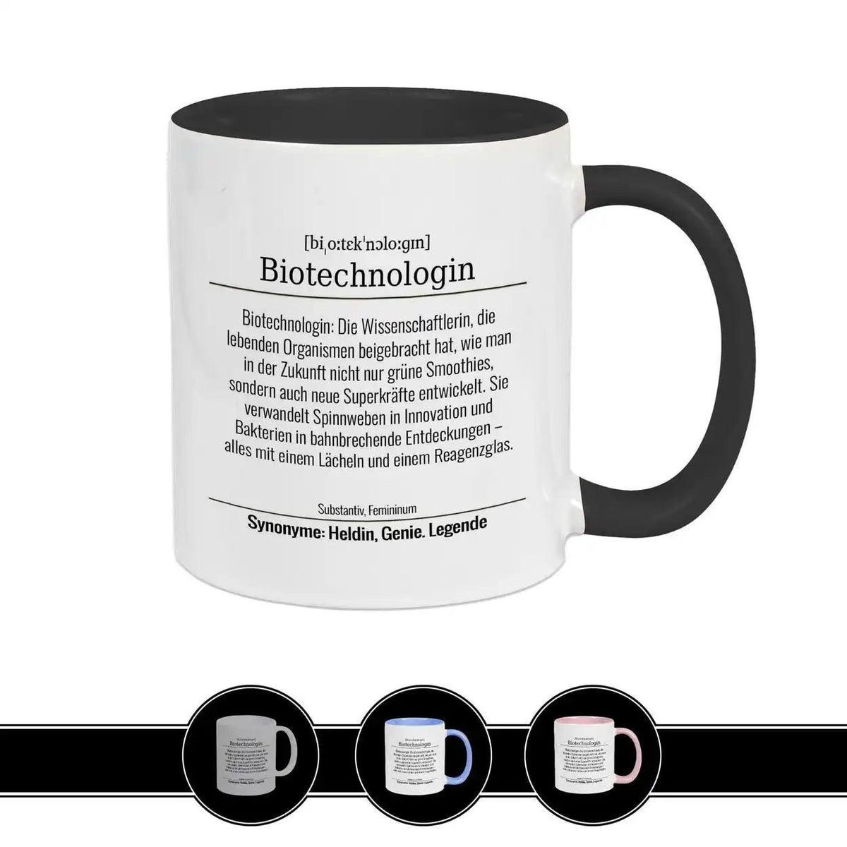 Tasse für Biotechnologin - Druckerino