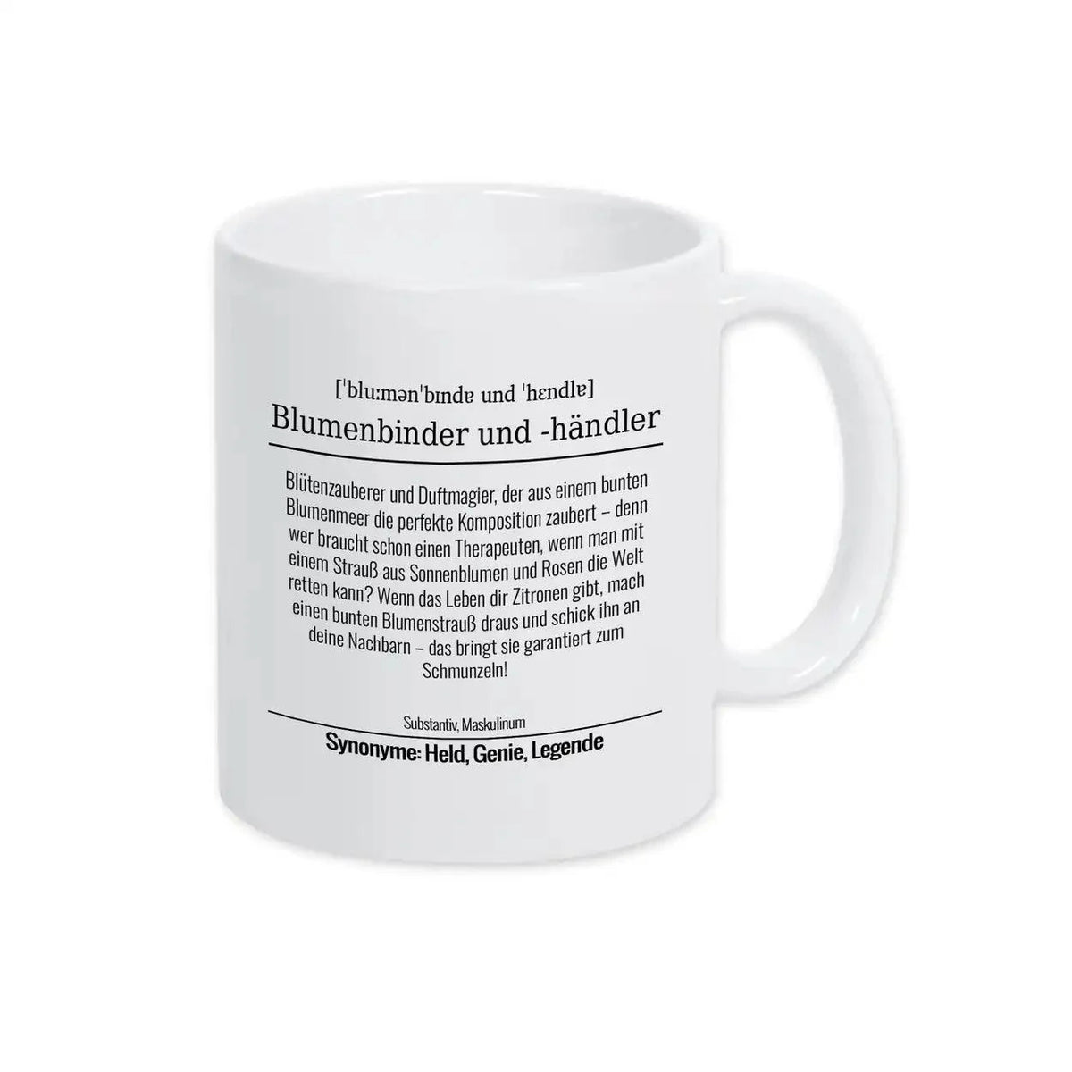 Tasse für Blumenbinder und -händler - Druckerino