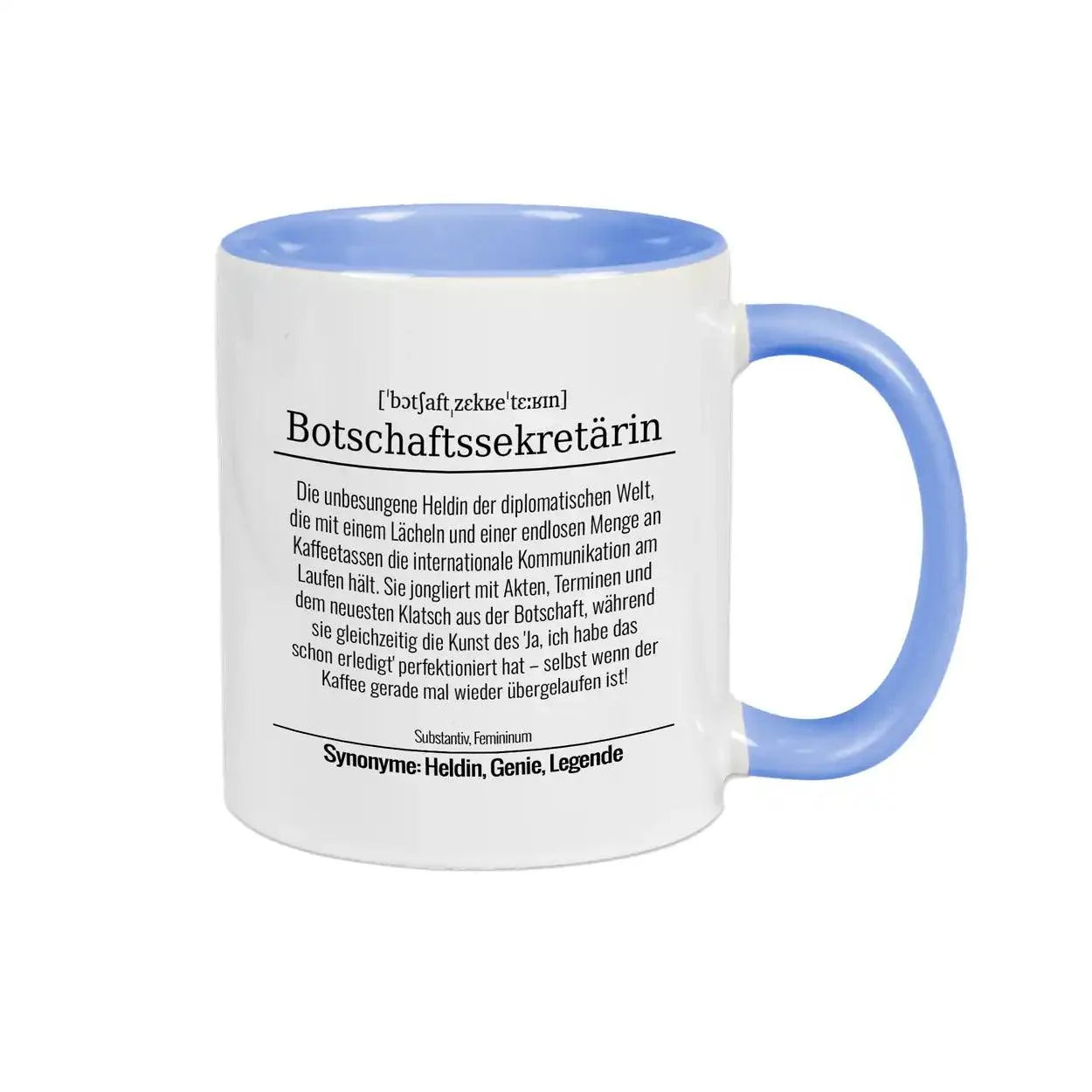 Tasse für Botschaftssekretärin - Druckerino