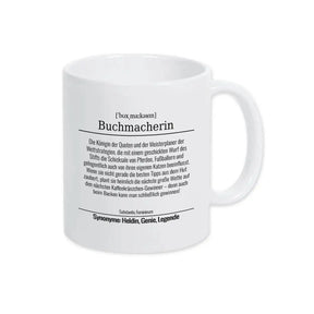 Tasse für Buchmacherin - Druckerino